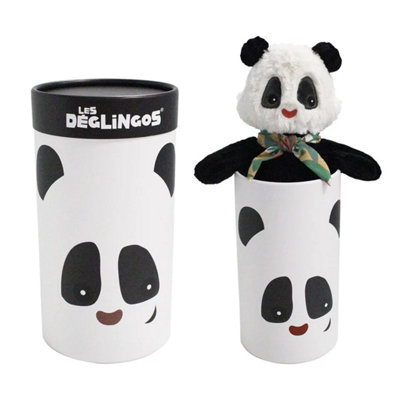 Les Dèglingos Les Degingos Rototos The Panda In Box Large Plush Figure Kids Soft Cuddly Toy from B&Q