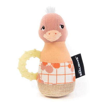 Les Dèglingos Les Degingos Maracas Pomelos The Ostrich Musical Instrument Kids Sensory Toy from B&Q