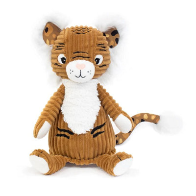 Les Dèglingos Les Degingos Speculos The Tiger Original Ribbled Velvet Plush Figure Soft Toy from B&Q