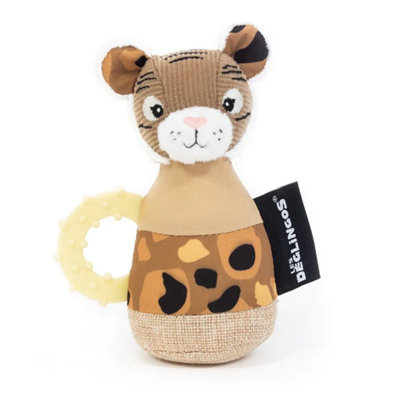 Les Dèglingos Les Degingos Maracas Speculos The Tiger Musical Instrument Kids Sensory Toy from B&Q