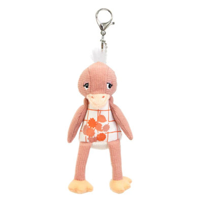 Les Dèglingos Les Degingos Key Ring Pomelos The Ostrich Soft Plush Figure Charm Clip Keychain from B&Q