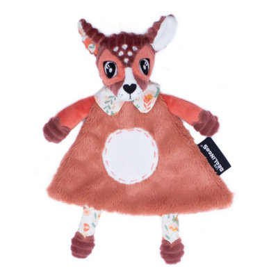 Les Dèglingos Les Degingos Baby Blanket Melimelos The Deer Comforter Soft Plush Cuddly Toy from B&Q