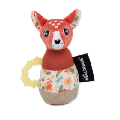 Les Dèglingos Les Degingos Maracas Melimelos The Deer Musical Instrument Kids Sensory Toy from B&Q