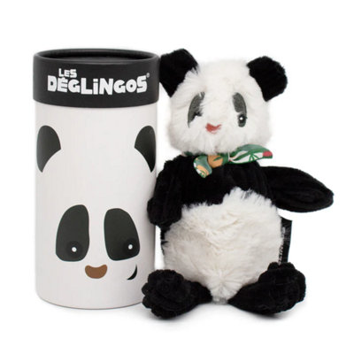 Les Dèglingos Les Degingos Small Rototos The Panda In Box Plush Figure Kids Soft Cuddly Toy from B&Q