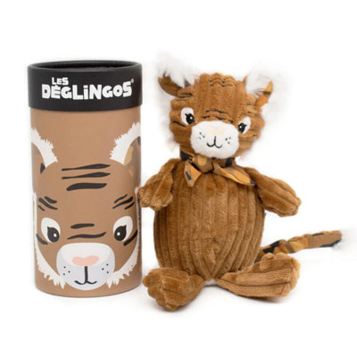 Les Dèglingos Les Degingos Small Speculos The Tiger In Box Plush Figure Kids Soft Cuddly Toy from B&Q