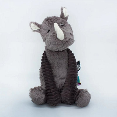 Les Dèglingos Grey Les Degingos Grosbisou The Rhino Plush Figure Childrens Soft Cuddly Toy