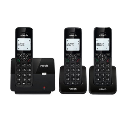 B&Q -  Cs2002 Dect Cordless Telephone Triple Handset