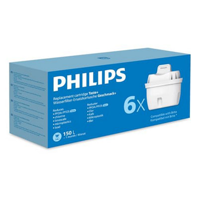 Philips Water Replacement Filter Cartridges Taste+, 6-Pack, 6 PACK, White - Image 6