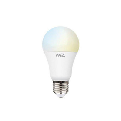 Wiz A60 E27 Screw Mount Tunable Dimmable Smart Lightbulb from B&Q