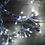 48cm Cool White 192 LED Christmas Snowflake Flashing Indoor/Outdoor Decorations