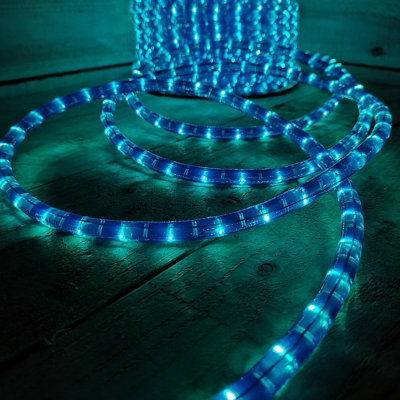 48m Blue 1800 LED Christmas Disco DJ Rope Light Static Function