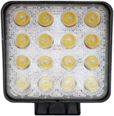 48W Epistar Flood Beam Worklamp Square