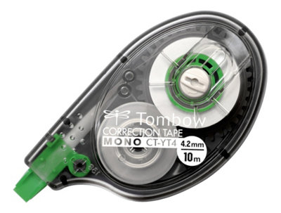 Tombow Mono Correction Tape 4.2mm X10 Metres Ct-Yt4White from B&Q