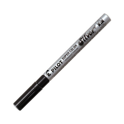 Pilot Super Color Marker Set12 Pack (Silver) Fine TipPrecise Marking And Crafting from B&Q