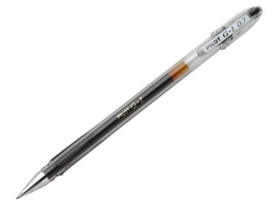 Pilot G107 Gel Ink Rollerball Pen With 0.7 mm TipBlack (Pack Of 12) from B&Q