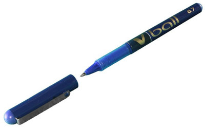 Pilot Vball 7 Liquid Ink Rollerball 0.7 mm Tip (Box Of 12)Blue from B&Q