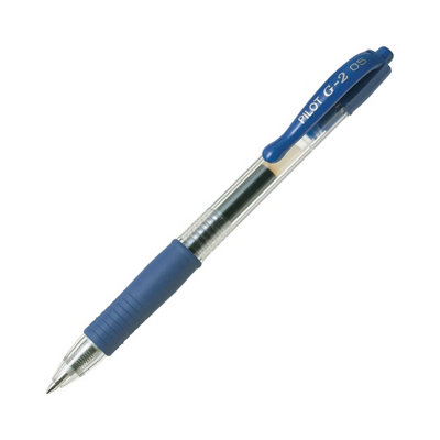 Pilot G-2 Rollerball Pen1 Pack (Blue) 0.5mm Fine TipSmoothPrecise Writing from B&Q