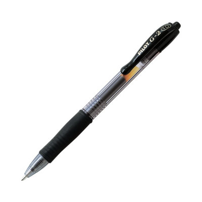 Pilot G-2 Rollerball Pen Set12 Pack (Black) 1.0mm Broad TipBoldSmooth Writing from B&Q
