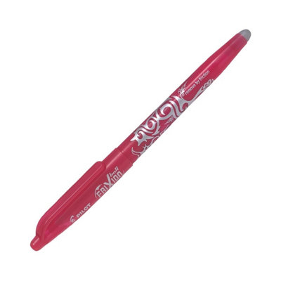 Pilot Frixion Rollerball Pen1 Pack (Pink) Medium 0.7mmErasable Ink Removes By Friction from B&Q