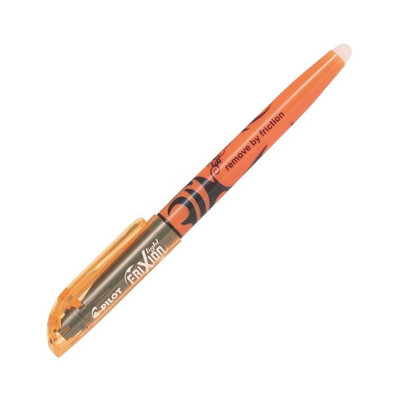 Pilot Frixion Light Highlighter Pen1 Pack (Orange) Medium TipErasable InkSmooth Writing from B&Q