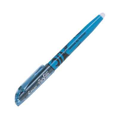 Pilot Frixion Light Highlighter Pen1 Pack (Blue) Medium TipErasable InkSmooth Writing from B&Q