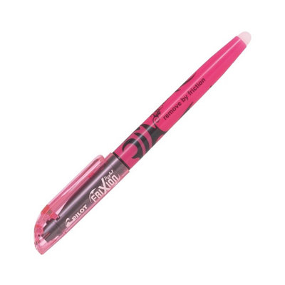 Pilot Frixion Light Highlighter Pen12 Pack (Pink) Medium TipErasable InkSmooth Writing from B&Q