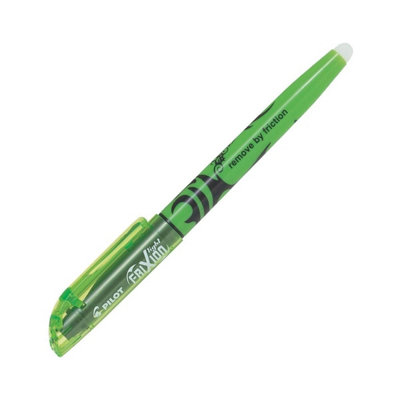 Pilot Frixion Light Erasable Highlighter Set12 Pack (Green) Medium TipErasable InkSmooth Highlighting from B&Q