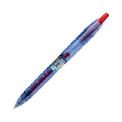 Pilot B2P Begreen Rollerball Pen Set10 Pack (Red) 0.7mm Medium TipSmoothPrecise Writing from B&Q