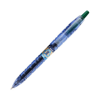 Pilot B2P Begreen Rollerball Pen Set10 Pack (Green) 0.7mm Medium TipSmoothPrecise Writing from B&Q