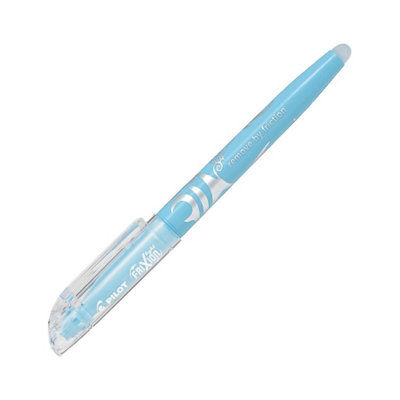 Pilot Frixion Light Highlighter Pen12 Pack (Pastel Blue) Medium TipErasable InkSmooth Writing from B&Q