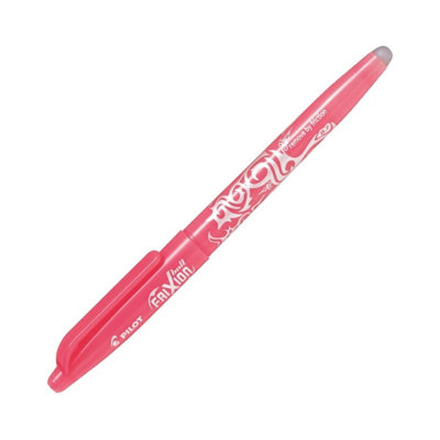 B&Q -  Frixion Rollerball Pen12 Pack (Coral Pink) Medium 0.7mmErasable Ink Removes By Friction