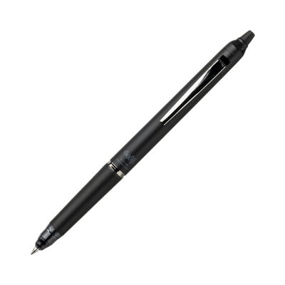 Pilot Frixion Retractable Pen (Black InkBlack Barrel)Medium 0.7mmZone TechnologySmooth WriteErase & Rewrite from B&Q