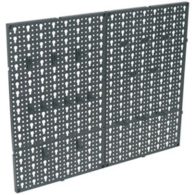 495 x 610mm Composite Wall Pegboard Set - Garage Tool Storage / Management Tidy