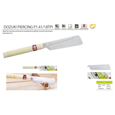 Zetsaw Japanese Saws Dozuki Piercing 150 - P1.41 Saw