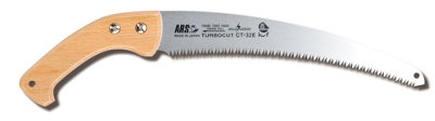 Ars Ct-32E-W Turbocut Pruning Saw Wooden Handle 320mm + Holster Includes Free Ars Beanie & Baseball Cap from B&Q