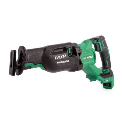 Hikoki CR36DA/J4Z Cordless Brushless Reciprocating Saw for Wood and Metal, 32mm Stroke Length, Body Only - Image 4