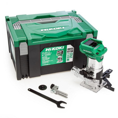 Hikoki M1808Daj2Z 18V Brushless 1/4" Laminate Router Trimmer Bare Unit In Case from B&Q