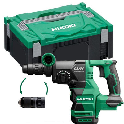 Hikoki Brushless 18V Sds+ 3.2J Hammer Drill Cordless Rotary Hammer Dh1826Dcw2Z from B&Q