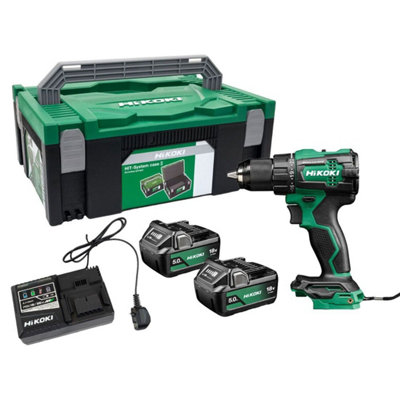 Hikoki 18V Brushless Combi Drill Kit (2 X 5Ah)  Dv18Dejfz from B&Q