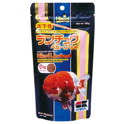 Hikari Lionhead Mini Fish Food100GNutritional Formula For Aquatic Pets from B&Q