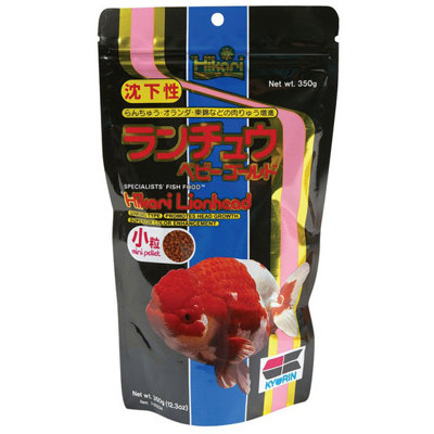 Hikari Lionhead Mini Fish Food 350GPremium Nutritional Formula For Healthy Aquatic Life from B&Q