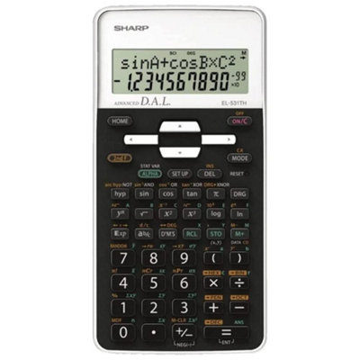 Sharp El-531Xh Scientifc Calculator Black El531Thbwh from B&Q