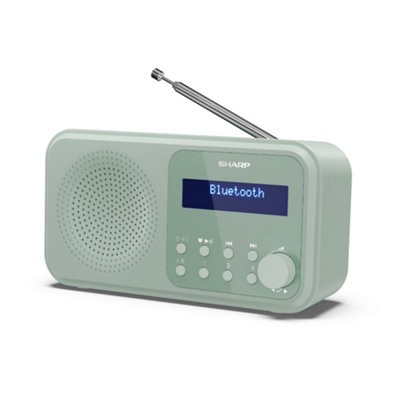 Sharp Dr-P420(Gn) Tokyo Portable Radio Dab/dab+/fmAquamarine Green from B&Q