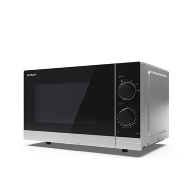 Sharp Premium Series Yc-Ps201au-S Solo Microwave - Silver, Silver/Grey - Image 5