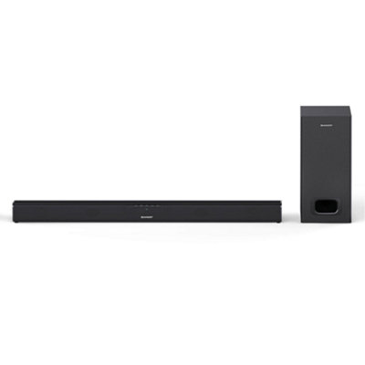 Sharp Ht-Sbw110 2.1 180W Slim Soundbar System With Wired Subwoofer from B&Q