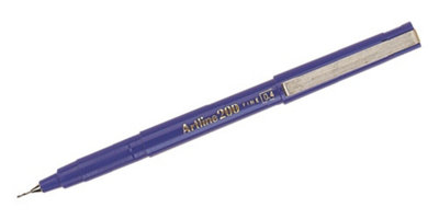 Artline 200 Fineliner Pen Fine Blue (Pack Of 12) A2003 from B&Q