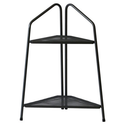 Modern Corner Plant Stand 2 Shelf Vegtrug