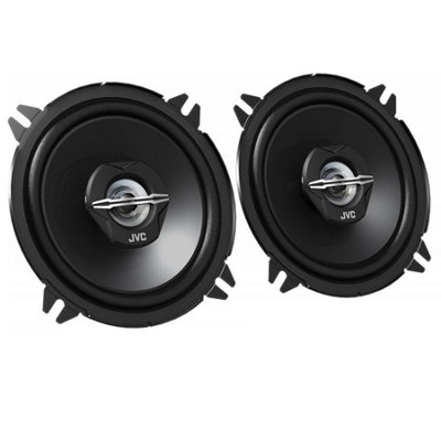 Jvc Cs-J520X 4" 2-Way Car Door Coaxial Speakers Mica Cone Woofer 250W Black from B&Q