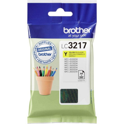 Brother Lc-3217Y Inkjet CartridgeYellowSingle PackStandard YieldIncludes 1 X Inkjet CartridgeBrother Genuine Supplies from B&Q