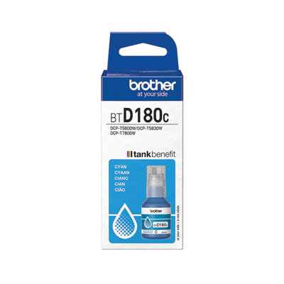 Original Brother BT-D180C Cyan Ink Refill Bottle Cartridge - Image 14
